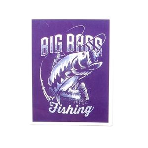 Bass Fishing Vinyl Sticker